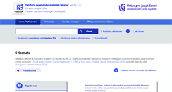 Desktop Screenshot of neologismy.cz